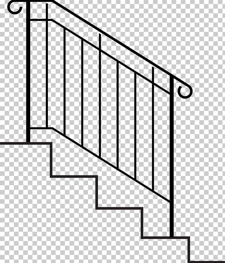 Handrail Stairs Wrought Iron PNG, Clipart, Angle, Architectural Engineering, Area, Baluster, Black And White Free PNG Download
