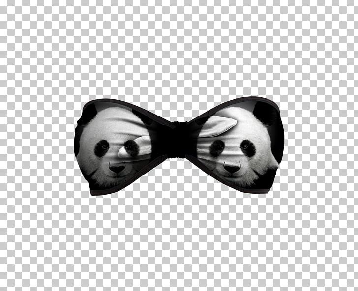 Bow Tie Giant Panda White Black M PNG, Clipart, Bandeau, Black, Black And White, Black M, Bow Tie Free PNG Download