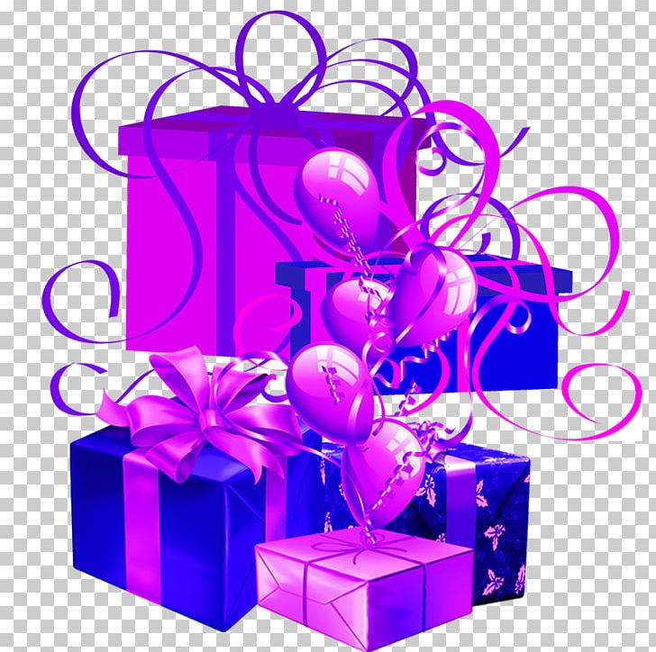 Gift Party Favor Purple Petal PNG, Clipart, Boxes, Christmas Gifts, Creative, Download, Gift Free PNG Download