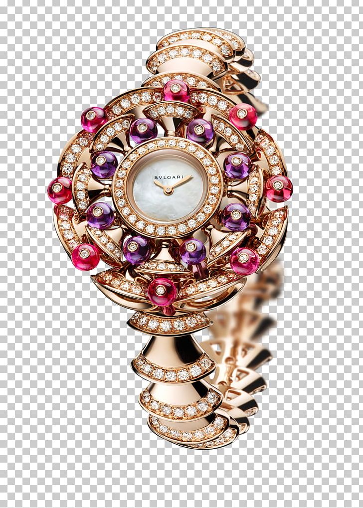 Bulgari Jewellery Watch Gemstone Diamond PNG, Clipart, Bracelet, Brilliant, Bulgari, Bvlgari, Carat Free PNG Download