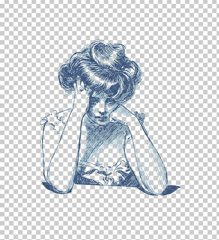 Gibson Girl Illustrator Artist PNG, Clipart, Arm, Art, Artist, Artwork, Black And White Free PNG Download