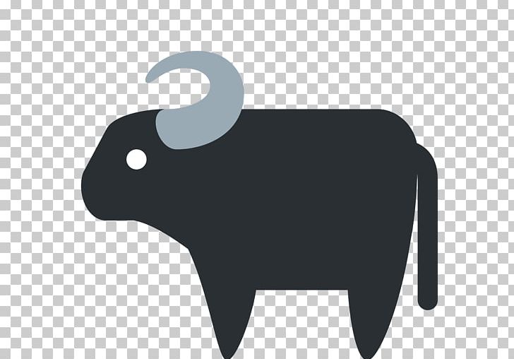 Water Buffalo Mammal Emoji Goat Sheep PNG, Clipart, 2017, 2018, Animal, Black, Black And White Free PNG Download