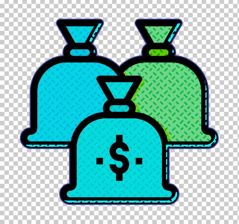 Money Bag Icon Bank Icon Crime Icon PNG, Clipart, Aqua, Bank Icon, Crime Icon, Green, Line Free PNG Download