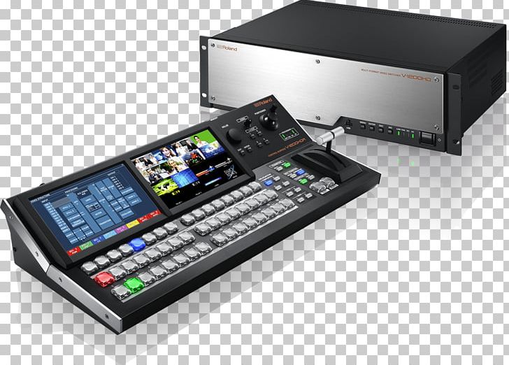 Roland V-1200HD Multi-Format Video Switcher Vision Mixer Audio Mixers Serial Digital Interface High-definition Video PNG, Clipart, 1080p, Audio, Audio Mixers, Electronic Drums, Electronic Instrument Free PNG Download