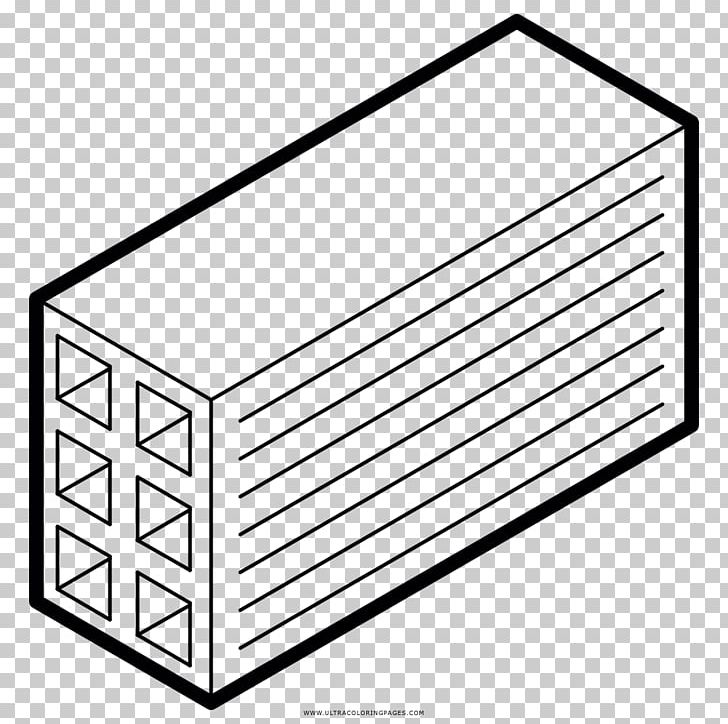 Drawing Brick Coloring Book Ladrillo Hueco Kleurplaat PNG, Clipart, Angle, Architectural Engineering, Area, Black, Black And White Free PNG Download