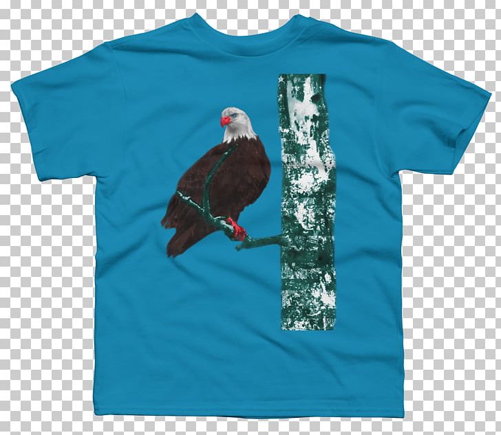 Printed T-shirt Sleeve Outerwear PNG, Clipart, Active Shirt, Aqua, Bald, Bald Eagle, Blue Free PNG Download