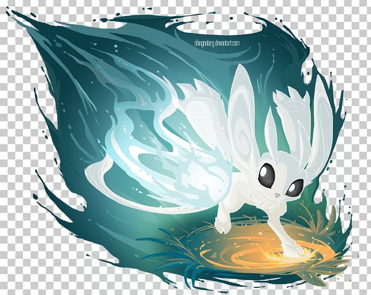 Ori And The Blind Forest Fan Art Video Game PNG, Clipart, Anime, Aqua, Art, Artist, Computer Wallpaper Free PNG Download