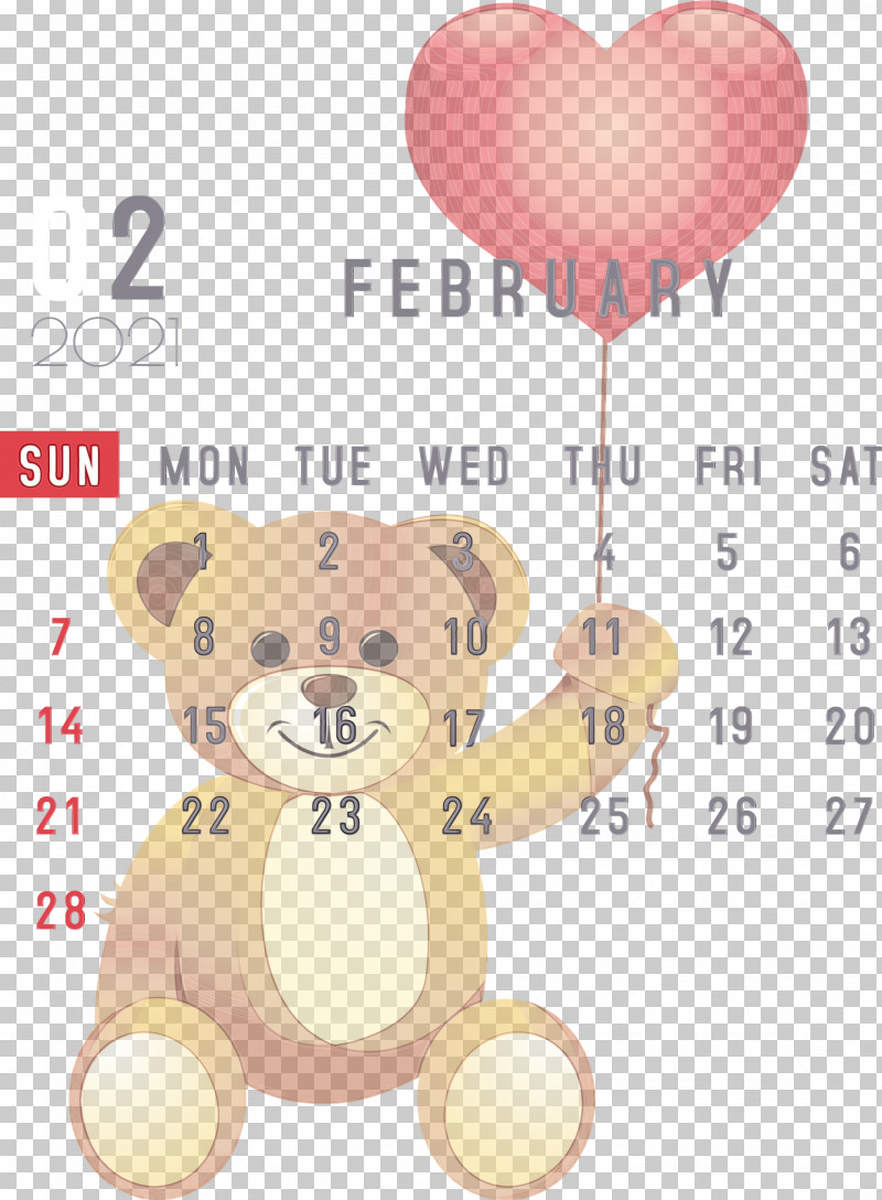 Teddy Bear PNG, Clipart, 2021 Calendar, Balloon, Bears, Biology, Cartoon Free PNG Download