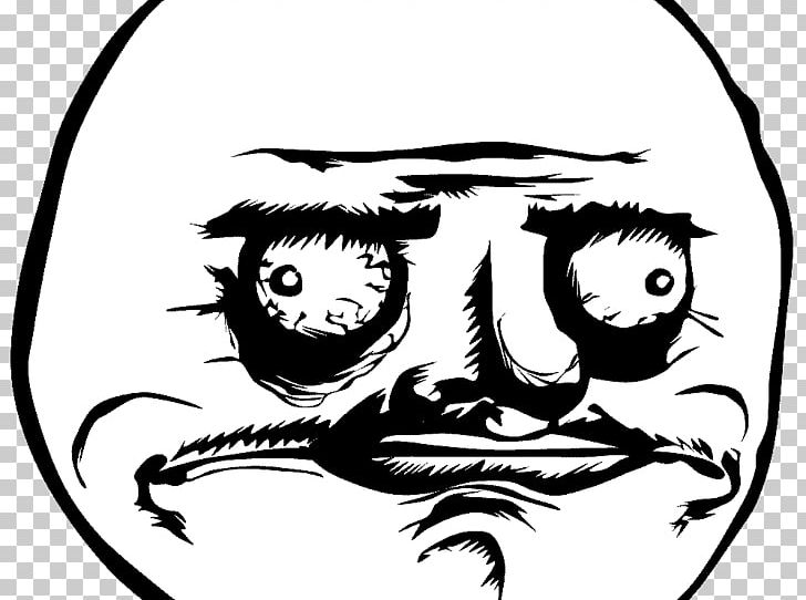 Rage Comic Comics Internet Meme Trollface Know Your Meme PNG, Clipart, Artwork, Black, Black And White, Cartoon, Drawing Free PNG Download