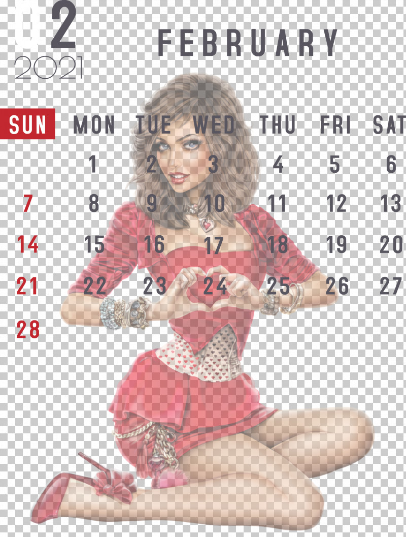 February 2021 Printable Calendar February Calendar 2021 Calendar PNG, Clipart, 2021 Calendar, Calendar System, Costume, Hm, Human Skeleton Free PNG Download