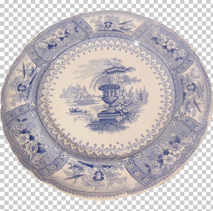 Staffordshire Potteries Plate Tableware Transferware Burslem PNG, Clipart, Blue And White Porcelain, Boat, Bowl, Burslem, Ceramic Free PNG Download