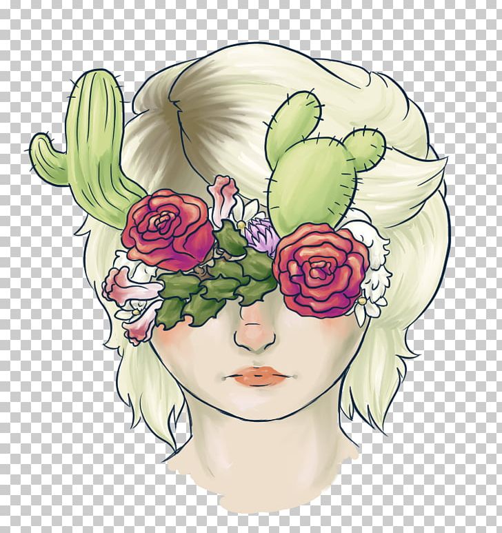 Floral Design Illustration Headgear PNG, Clipart, Art, Character, Ear, Face, Fiction Free PNG Download