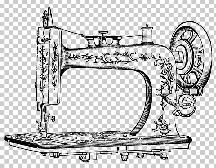 Sewing Machines Singer Corporation White Sewing Machine Company PNG, Clipart, Black And White, Drawing, Embroidery Machine, Line, Line Art Free PNG Download