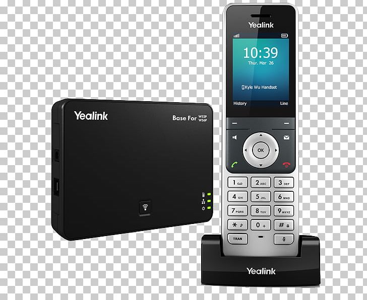 Digital Enhanced Cordless Telecommunications Yealink W52H Cordless Telephone VoIP Phone PNG, Clipart, Cellular Network, Comm, Electronic Device, Electronics, Gadget Free PNG Download