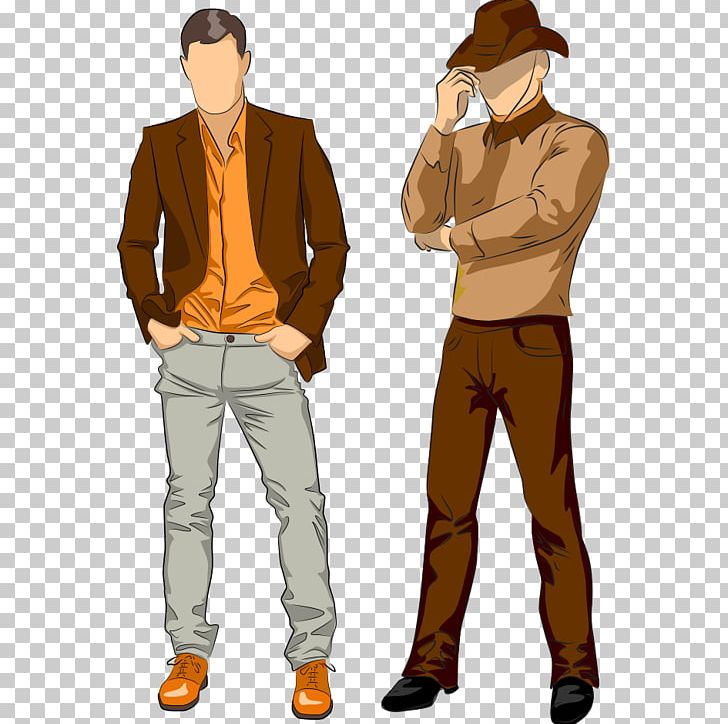 men fashion clipart