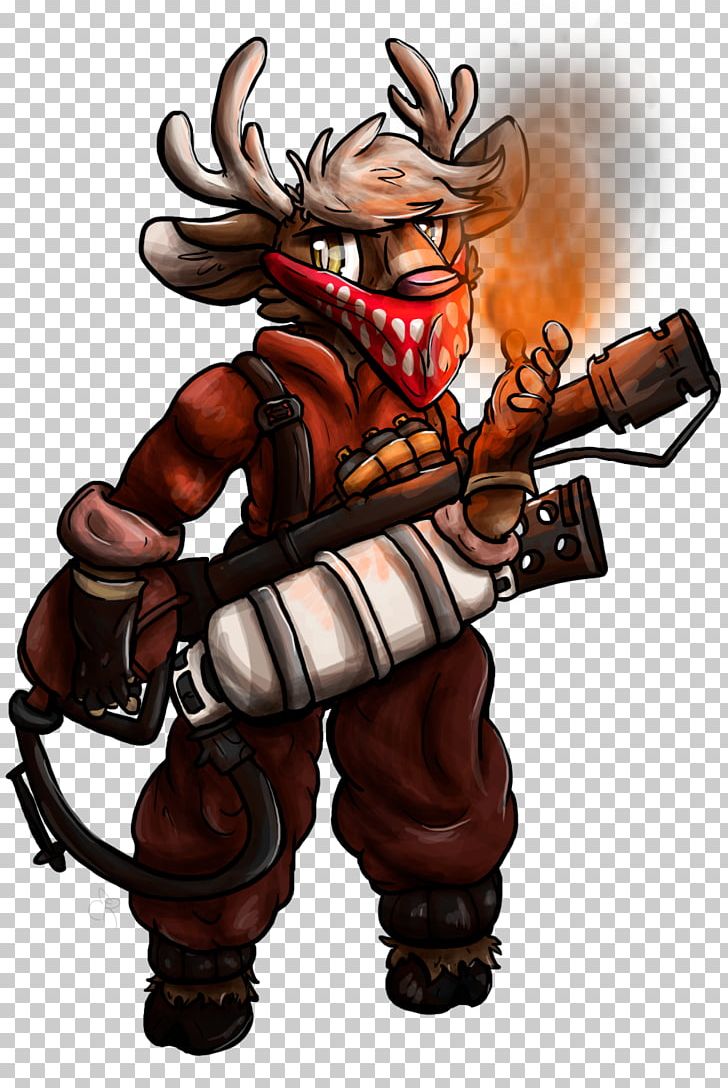 Reindeer Cartoon Weapon Mercenary PNG, Clipart, Art, Cartoon, Fictional Character, Legendary Creature, Mammal Free PNG Download