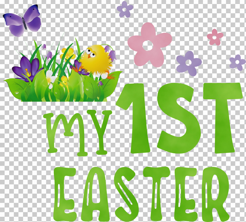 Logo Green Text Flower Happiness PNG, Clipart, Behavior, Flower, Green, Happiness, Happy Easter Day Free PNG Download