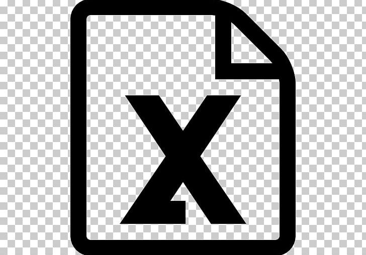 Microsoft Excel Filename Extension Computer Icons Xls PNG, Clipart, Angle, Area, Black, Black And White, Brand Free PNG Download
