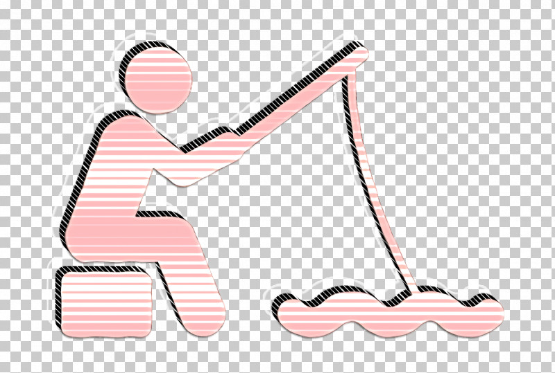 Fishing Man Icon Fish Icon Outdoor Activities Icon PNG, Clipart, Cartoon, Fish Icon, Geometry, Line, Mathematics Free PNG Download