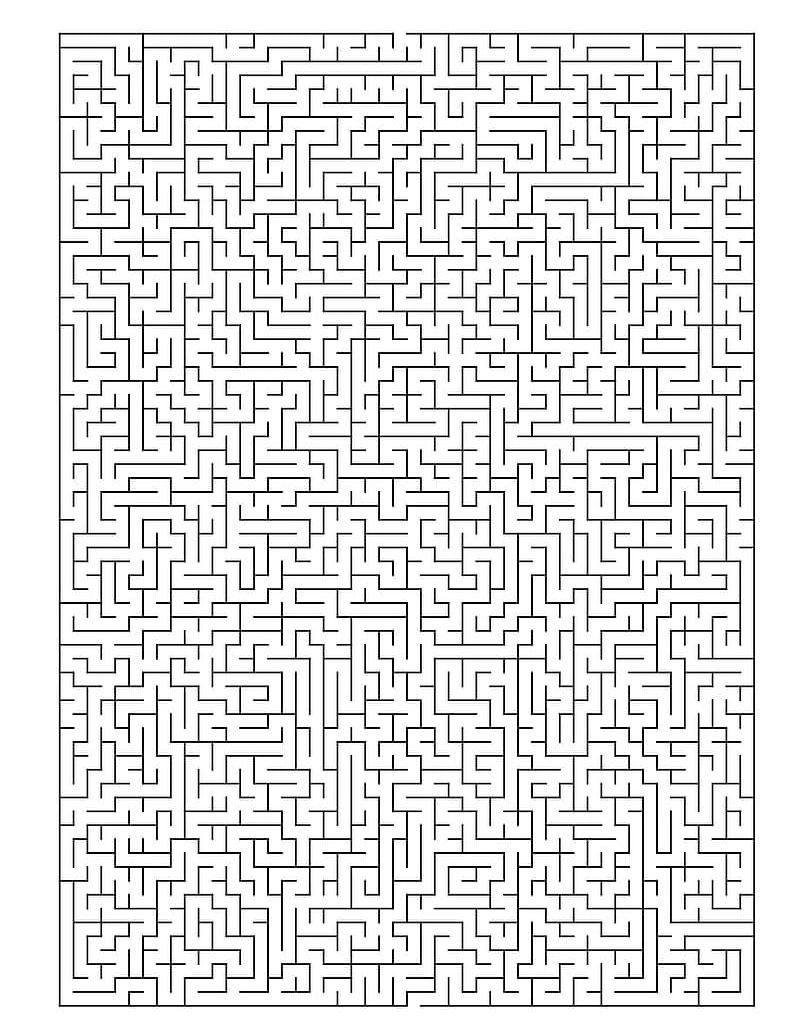 Maze Challenge Line Art Point Angle PNG, Clipart, Angle, Area, Art, Black And White, Challenge Free PNG Download