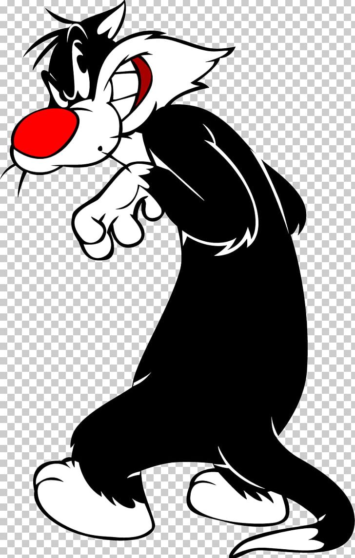 Sylvester Tweety Cat Looney Tunes Cartoon PNG, Clipart, Animals, Animation,  Art, Bla, Black Free PNG Download