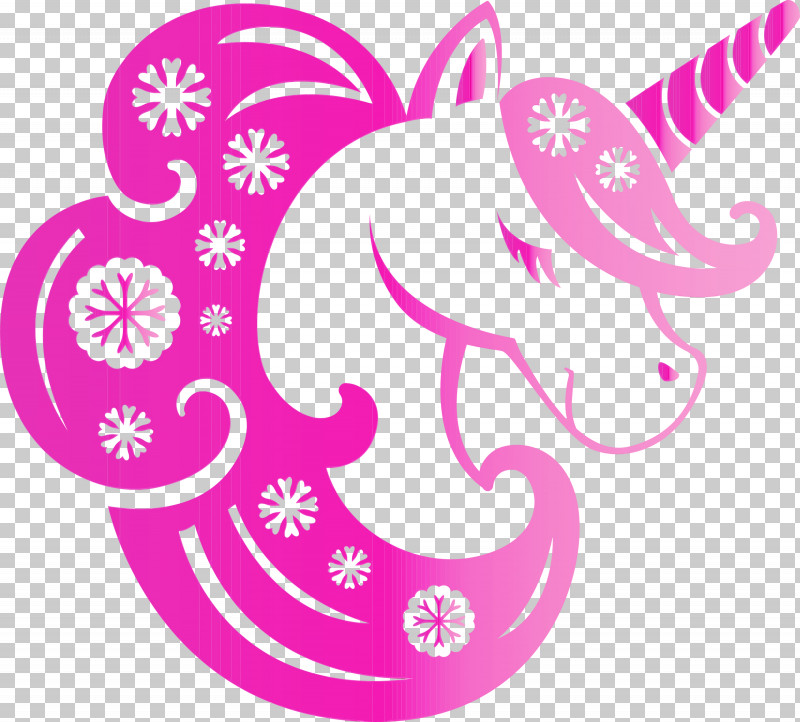 Pink Temporary Tattoo PNG, Clipart, Christmas Unicorn, Paint, Pink, Temporary Tattoo, Unicorn Free PNG Download