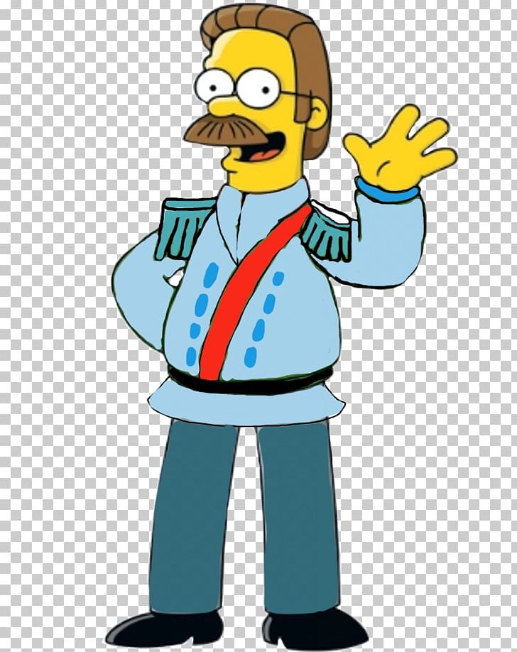 Ned Flanders Homer Simpson Bart Simpson Edna Krabappel The Simpsons: Tapped Out PNG, Clipart, Artwork, Beak, Bird, Cartoon, Character Free PNG Download