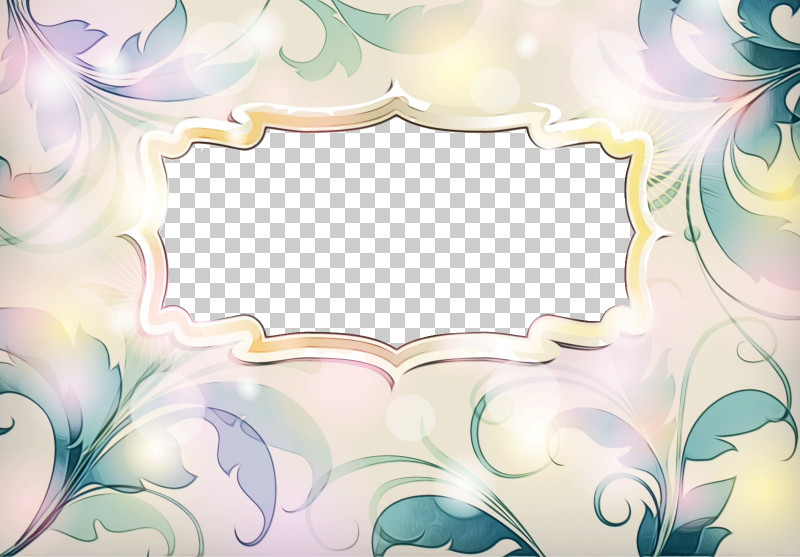 Floral Design PNG, Clipart, Aqua, Floral Design, Floral Rectangle Frame, Flower Rectangle Frame, Paint Free PNG Download