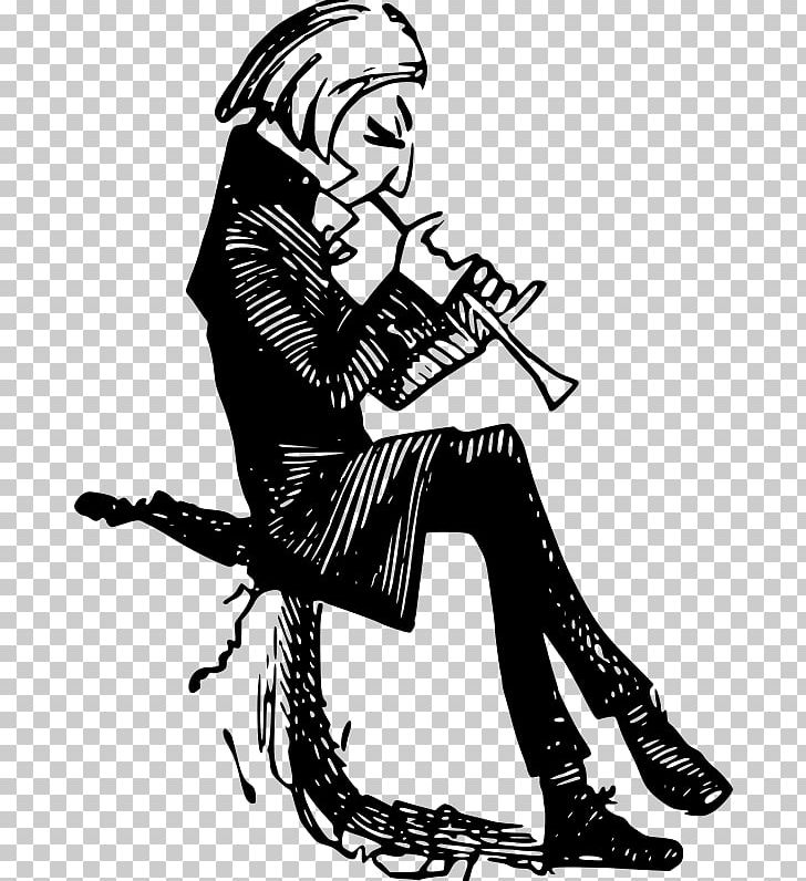 Drawing Flute PNG, Clipart, Art, Artwork, Black And White, Caricature, Cartoon Free PNG Download