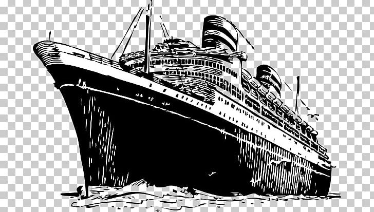 titanic ship outline