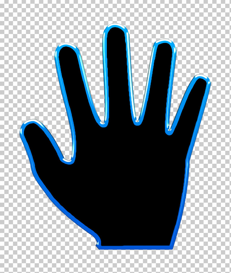 Five Fingers Icon Palm Icon Gestures Icon PNG, Clipart, Electric Blue M, Geometry, Gestures Icon, Glove, Hm Free PNG Download
