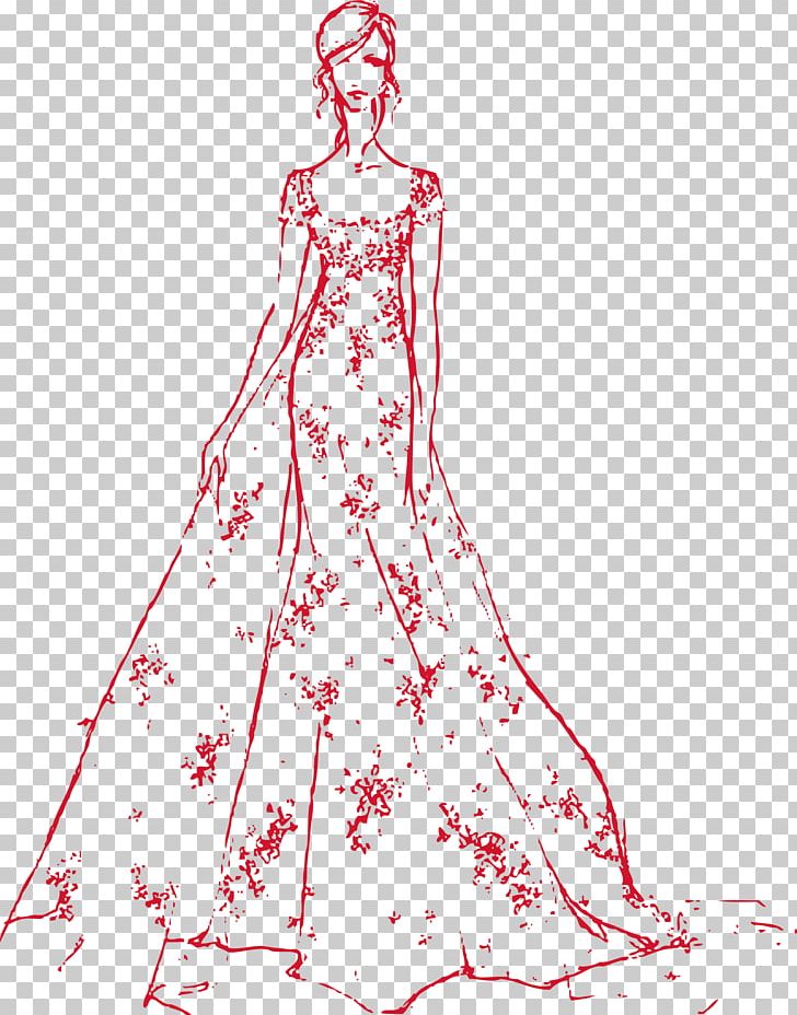 Drawing Fashion Wedding Dress Bride Sketch PNG, Clipart, Bridal, Brides, Design, Fashion, Fashion Design Free PNG Download