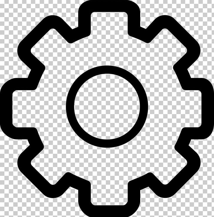 Gear Symbol Computer Icons Encapsulated PostScript PNG, Clipart, Area, Black And White, Circle, Computer Icons, Encapsulated Postscript Free PNG Download