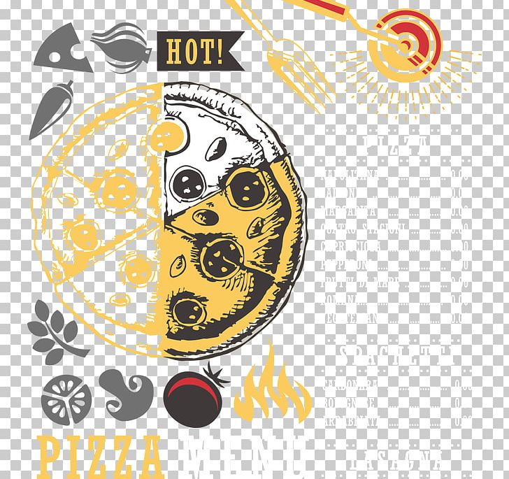 Pizza Graphic Design Menu PNG, Clipart, Adobe Illustrator, Brand, Circle, Download, Encapsulated Postscript Free PNG Download