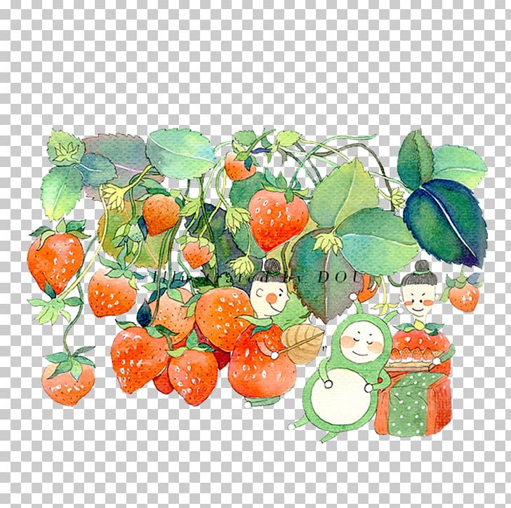Watercolor Painting Auglis Aedmaasikas Illustration PNG, Clipart, Amorodo, Auglis, Citrus, Computer Icons, Cre Free PNG Download