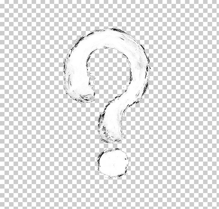 Black And White Question Mark PNG, Clipart, Art, Black, Body Jewelry, Check Mark, Circle Free PNG Download
