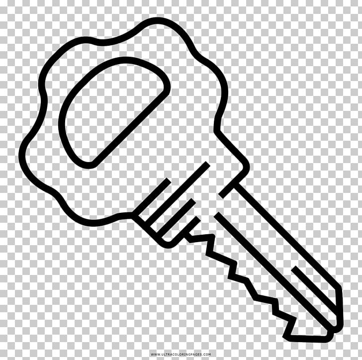 Drawing Coloring Book Key Black And White PNG, Clipart, Angle, Area, Arm, Ausmalbild, Black Free PNG Download