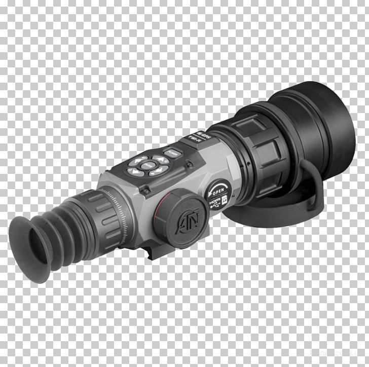 Thermal Weapon Sight American Technologies Network Corporation Thermographic Camera Telescopic Sight PNG, Clipart, Angle, Hunting, Magnification, Monocular, Night Vision Free PNG Download