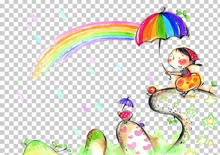 Watercolor Painting Illustration PNG, Clipart, Art, Cartoon, Child, Childhood, Circle Free PNG Download