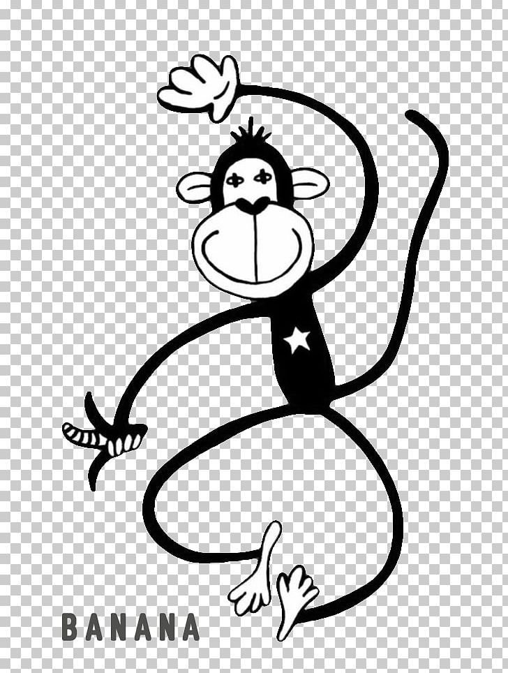 Ape Larb Monkey PNG, Clipart, Animals, Area, Art, Banana, Black Free PNG Download