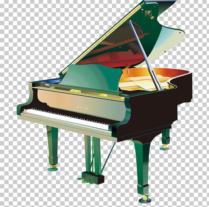 Grand Piano Musical Instrument PNG, Clipart, Digital Piano, Electric Piano, Flower Pattern, Fortepiano, Furniture Free PNG Download