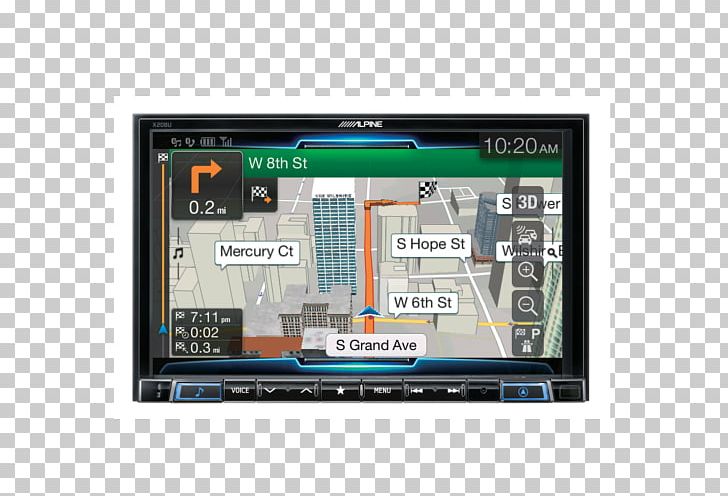 GPS Navigation Systems Car Alpine Electronics Vehicle Audio Automotive Navigation System PNG, Clipart, Audio, Automotive Navigation System, Car, Circuit Component, Cpu Free PNG Download