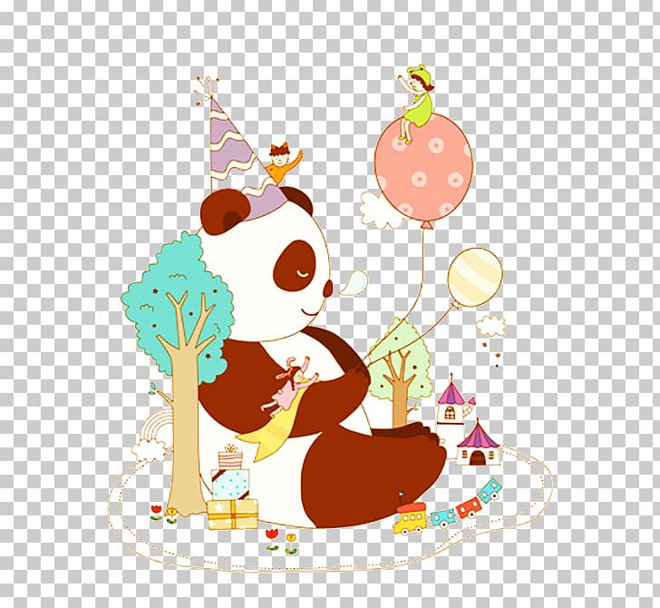 Giant Panda Illustration PNG, Clipart, Animal, Animals, Art, Baby Panda, Balloon Free PNG Download