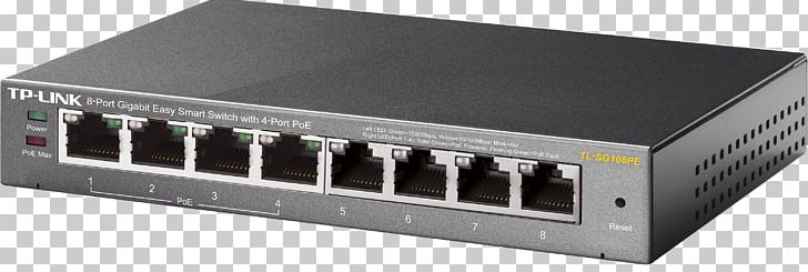 Power Over Ethernet Network Switch Gigabit Ethernet TP-Link Computer Network PNG, Clipart, Audio Receiver, Computer Network, Computer Networking, Electronic Device, Electronics Accessory Free PNG Download