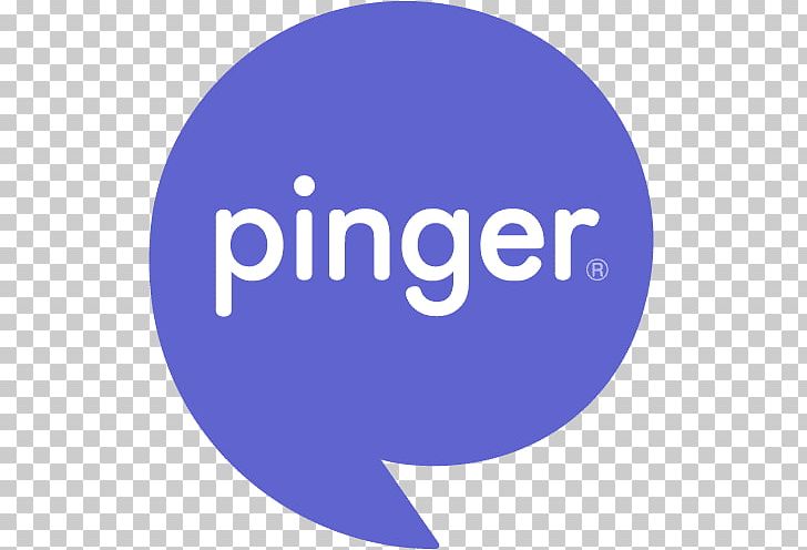 Pinger Logo Text Messaging Mobile App Brand PNG, Clipart, Area, Blue, Brand, Circle, Computer Icons Free PNG Download