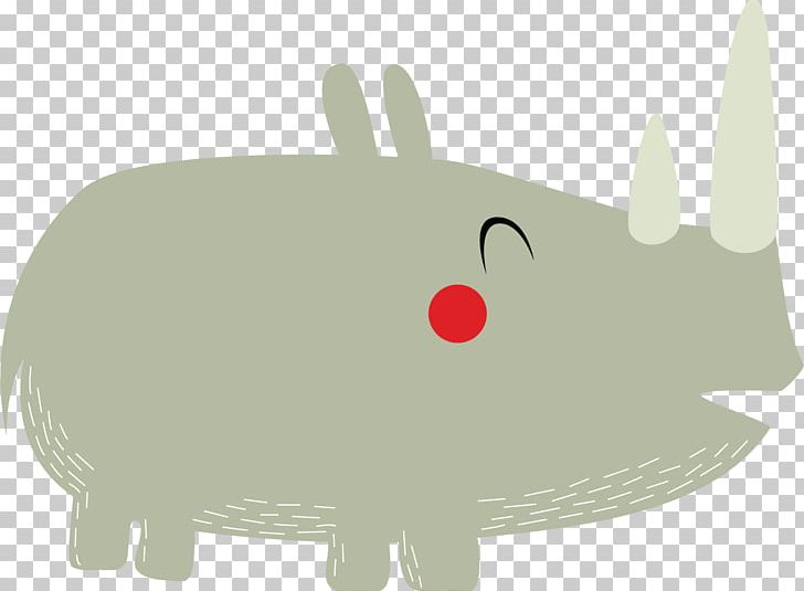 Rhinoceros 3D Rabbit PNG, Clipart, Animals, Cartoon, Design, Fauna, Grass Free PNG Download