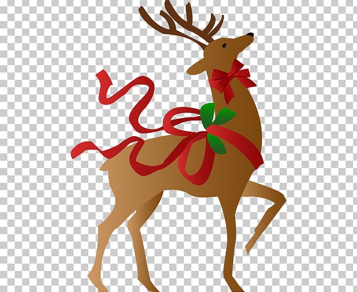 Rudolph Reindeer Santa Claus Christmas PNG, Clipart, Animation, Antler, Christmas, Christmas Decoration, Christmas Gift Free PNG Download