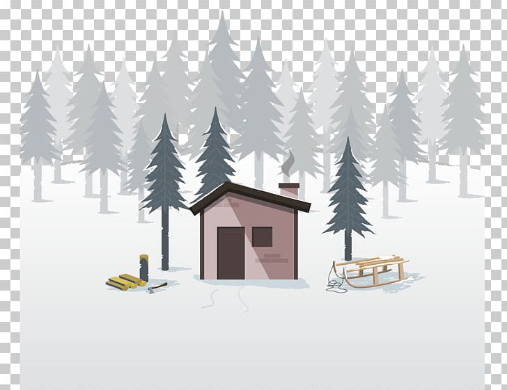 Winter Photography Illustration PNG, Clipart, Angle, Art, Cabin, Computer Wallpaper, Elevation Free PNG Download