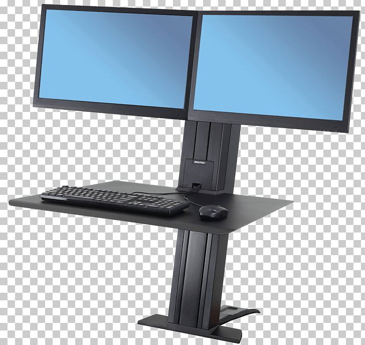 Laptop Sit-stand Desk Dell Computer Monitors Workstation PNG, Clipart, Angle, Computer, Computer Monitor, Computer Monitor Accessory, Computer Monitors Free PNG Download