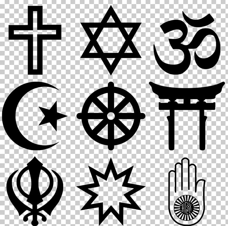Religious Symbol Religion Symbols Of Islam Hinduism PNG, Clipart, Black And White, Christianity, Islam, Logo, Miscellaneous Free PNG Download